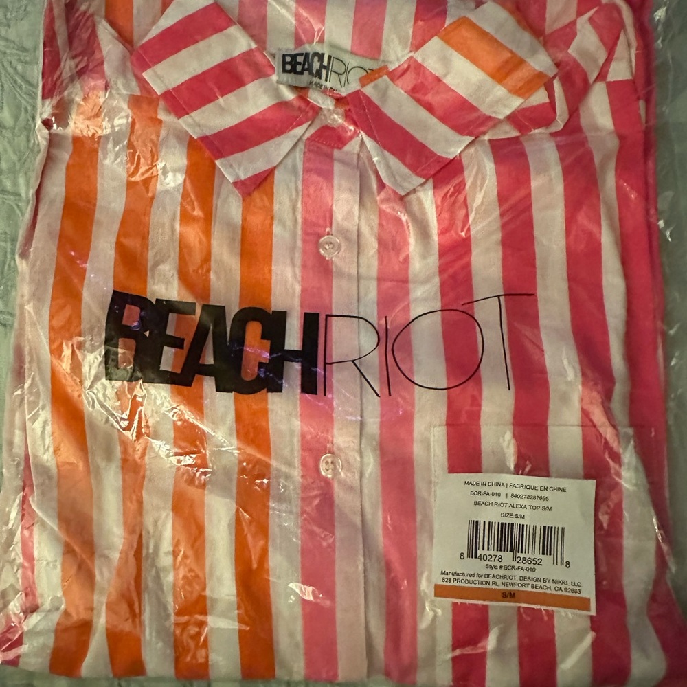 Beach riot Alexa top size S/M
New with tags